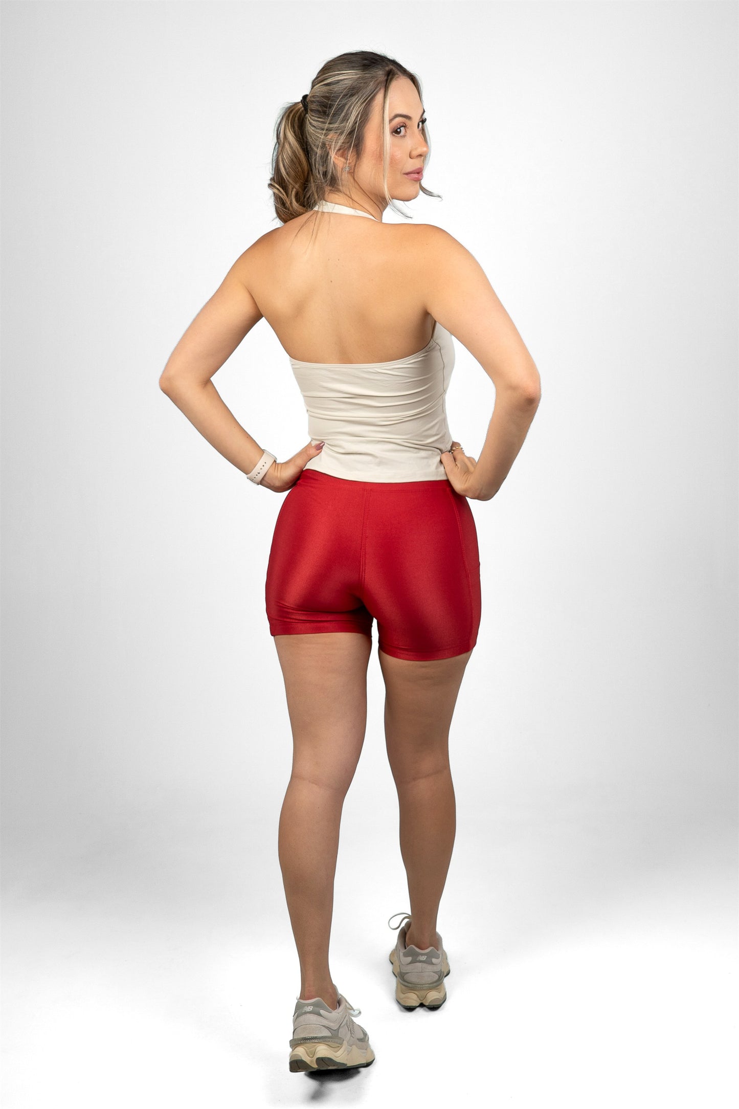 Blusa Frente Única Madê Off White, vista das costas